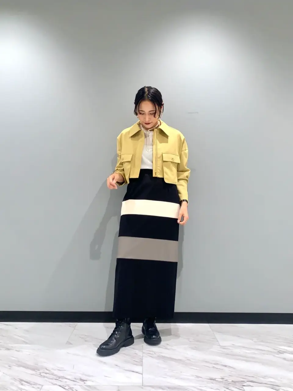 GRACE CONTINENTAL haruka iwasaki コーディネート画像