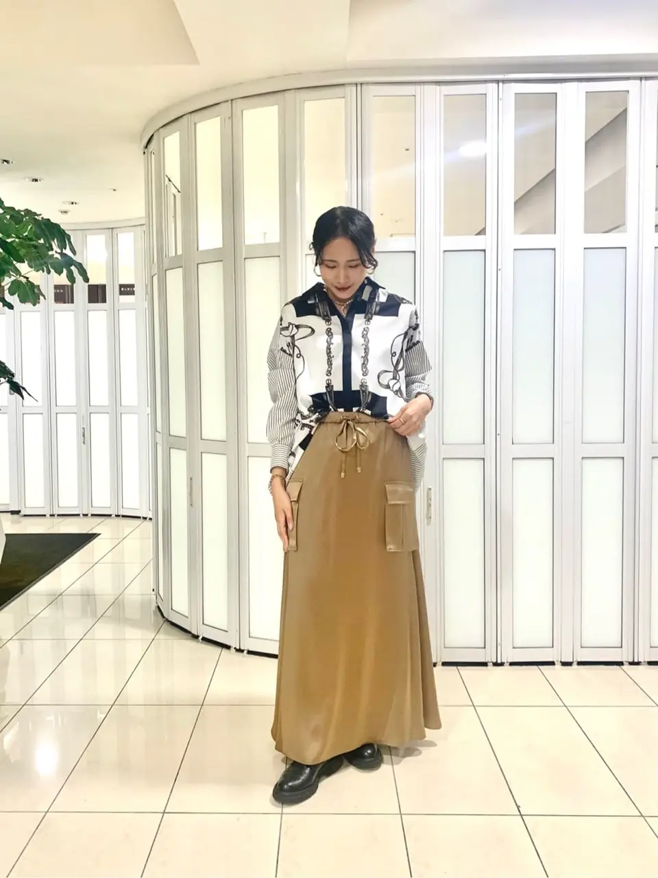 GRACE CONTINENTAL haruka iwasaki コーディネート画像