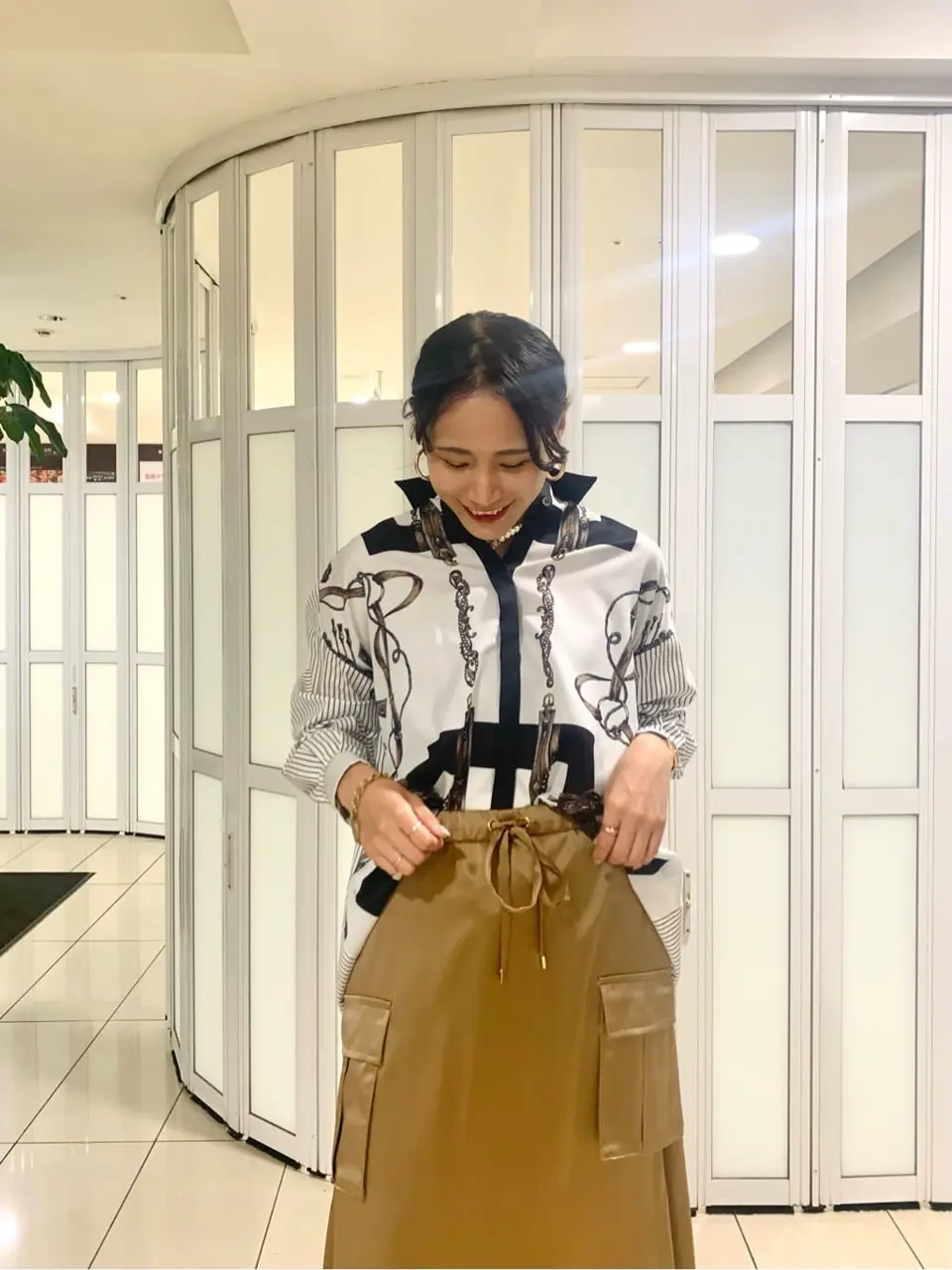 GRACE CONTINENTAL haruka iwasaki コーディネート画像