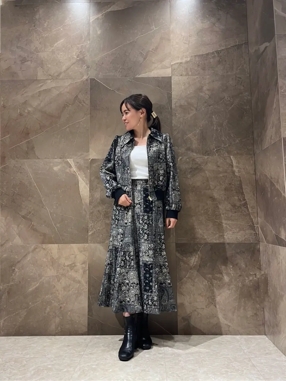 GRACE CONTINENTAL 穐山　香織 コーディネート画像