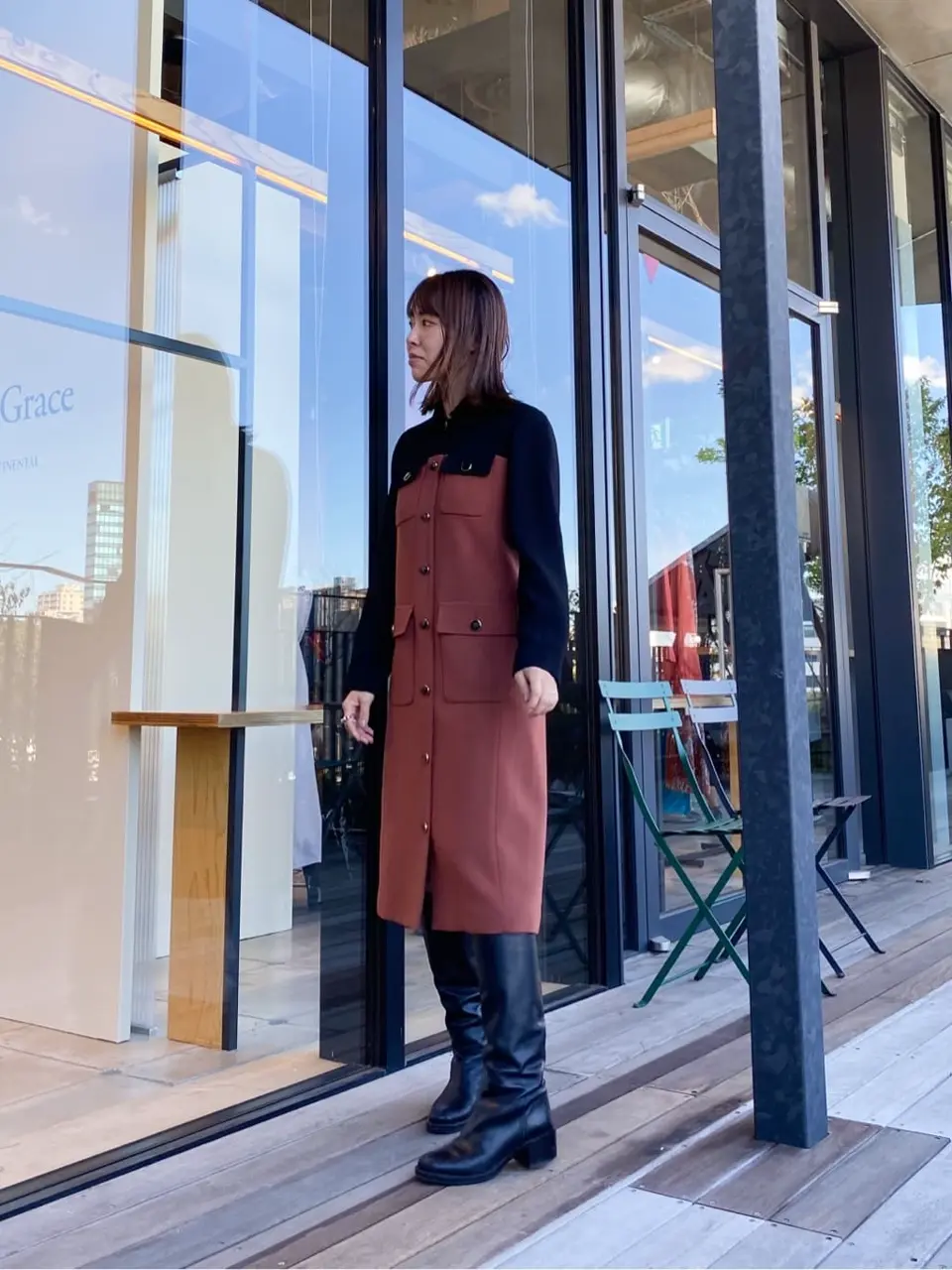  古川温子 コーディネート画像