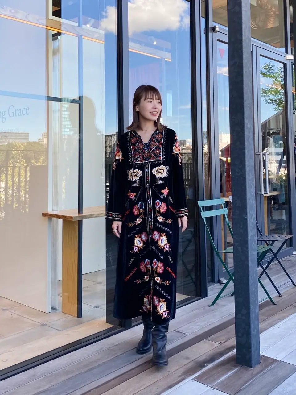  古川温子 コーディネート画像