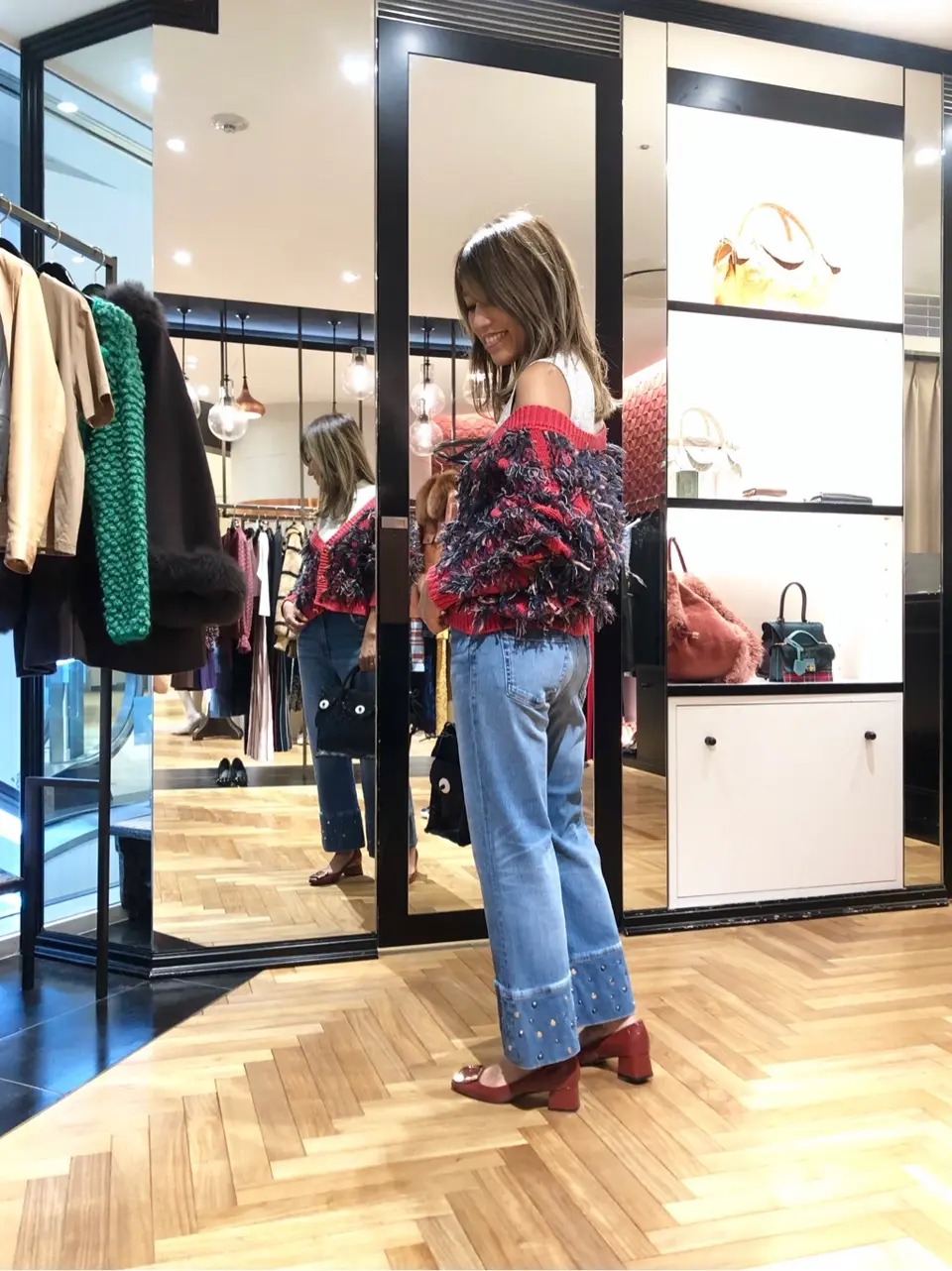 GRACE CONTINENTAL yukimi yonee コーディネート画像