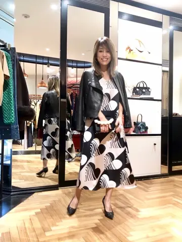 GRACE CONTINENTAL yukimi yonee コーディネート画像