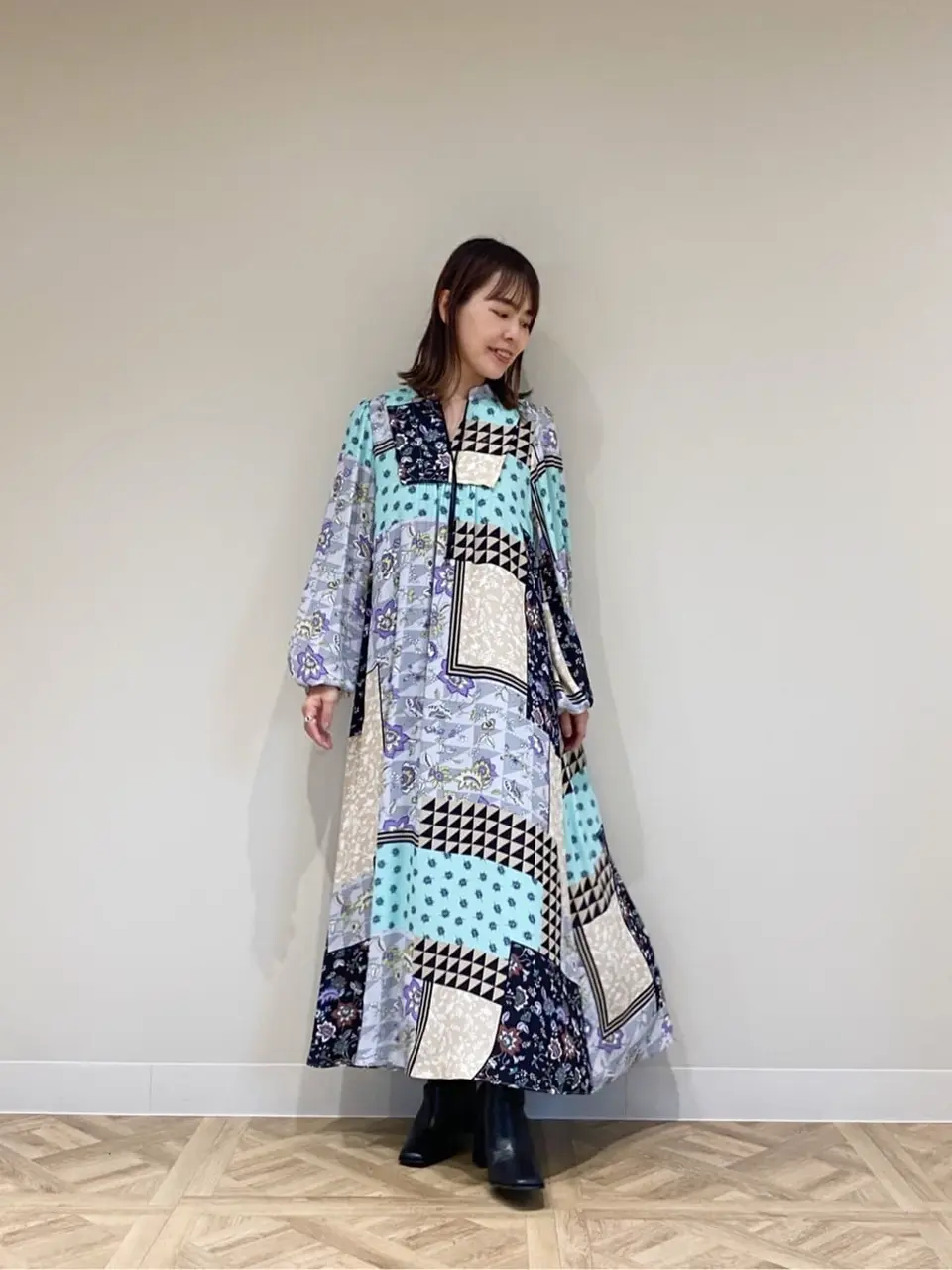  古川温子 コーディネート画像