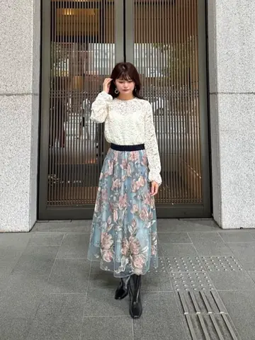 GRACE CONTINENTAL MORITA AI コーディネート画像