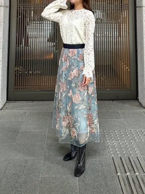 GRACE CONTINENTAL MORITA AI コーディネート画像