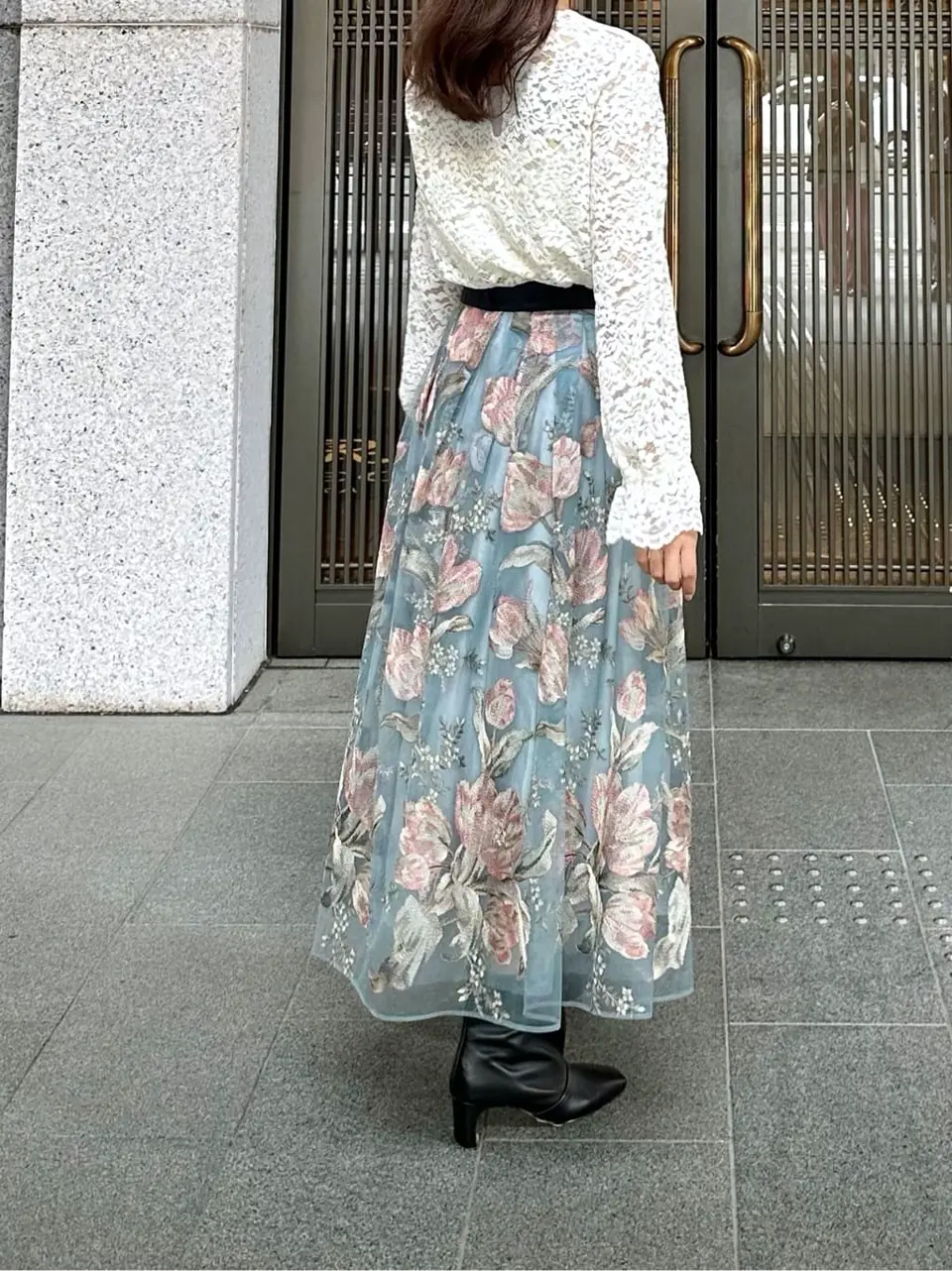 GRACE CONTINENTAL MORITA AI コーディネート画像