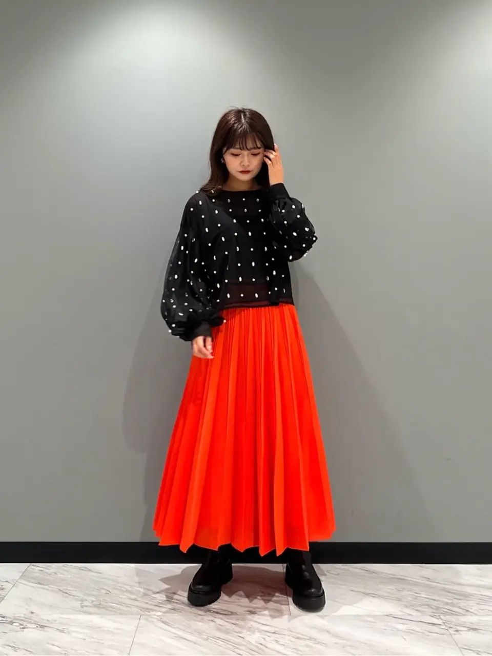 GRACE CONTINENTAL MORITA AI コーディネート画像