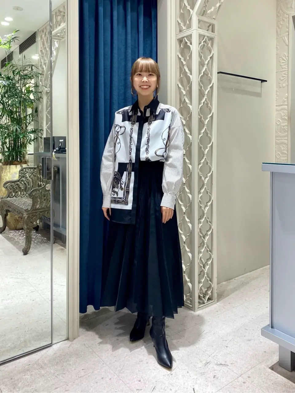 GRACE CONTINENTAL Abe コーディネート画像