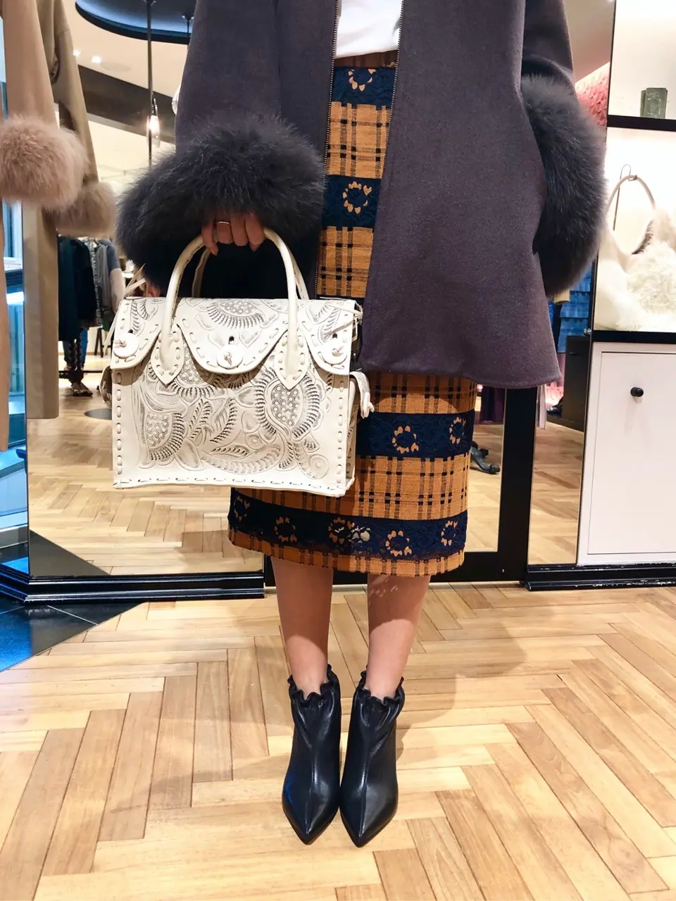 GRACE CONTINENTAL yukimi yonee コーディネート画像