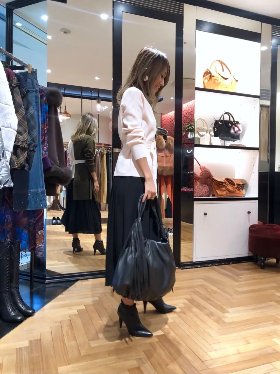 GRACE CONTINENTAL yukimi yonee コーディネート画像