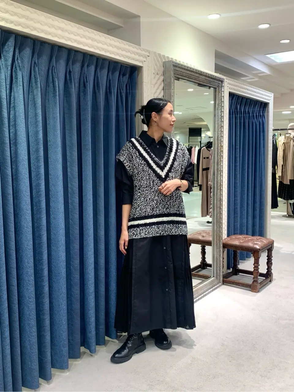 GRACE CONTINENTAL haruka iwasaki コーディネート画像