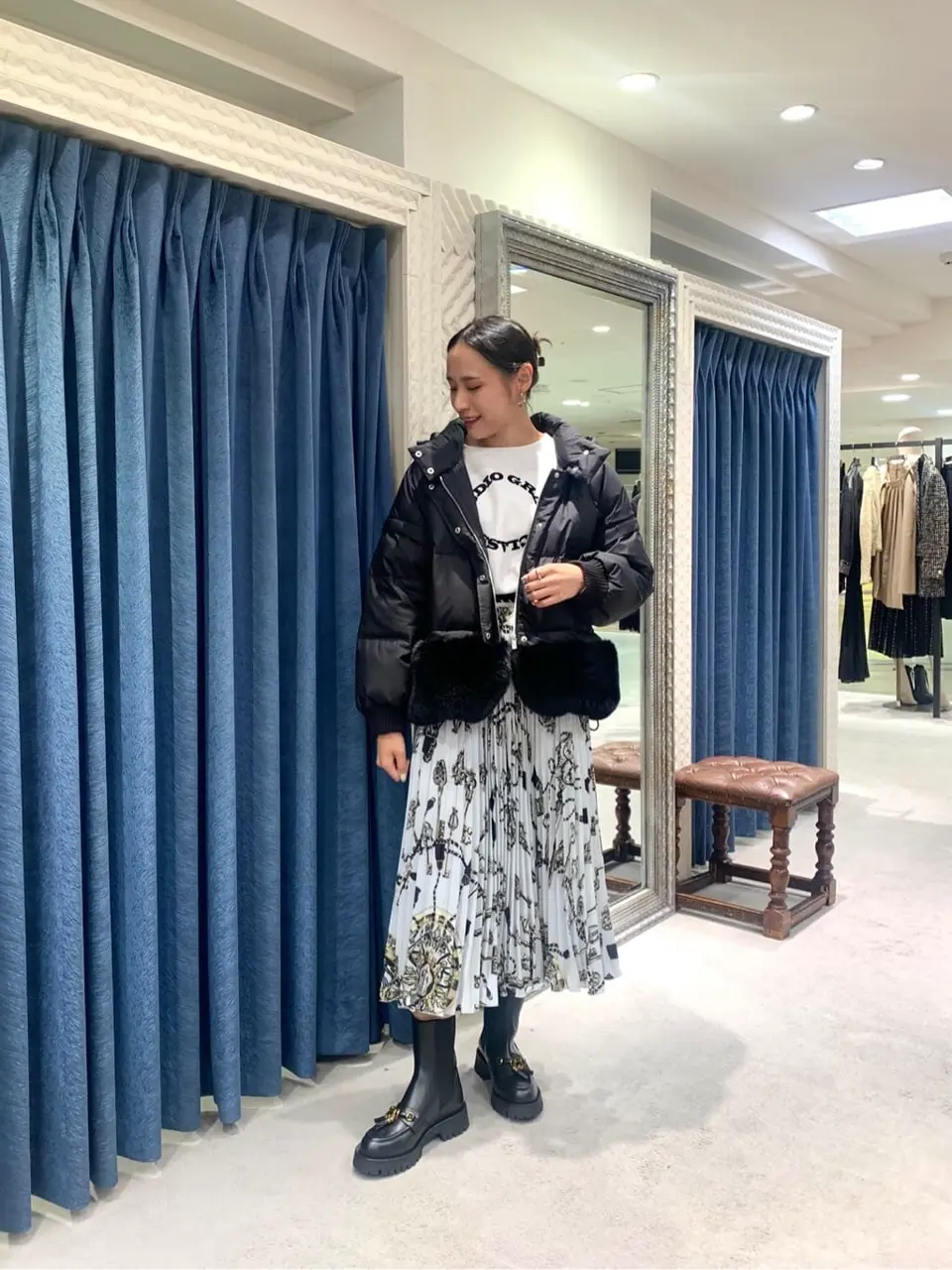 GRACE CONTINENTAL haruka iwasaki コーディネート画像