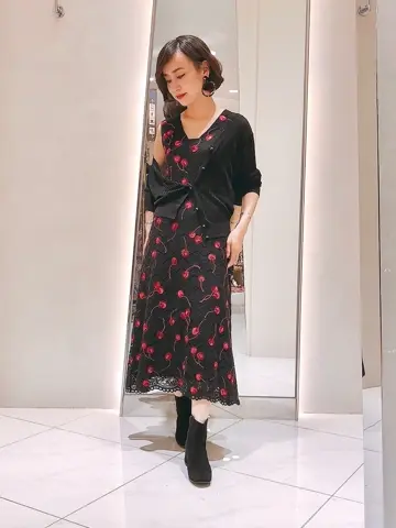 GRACE CONTINENTAL okunaka_desu コーディネート画像