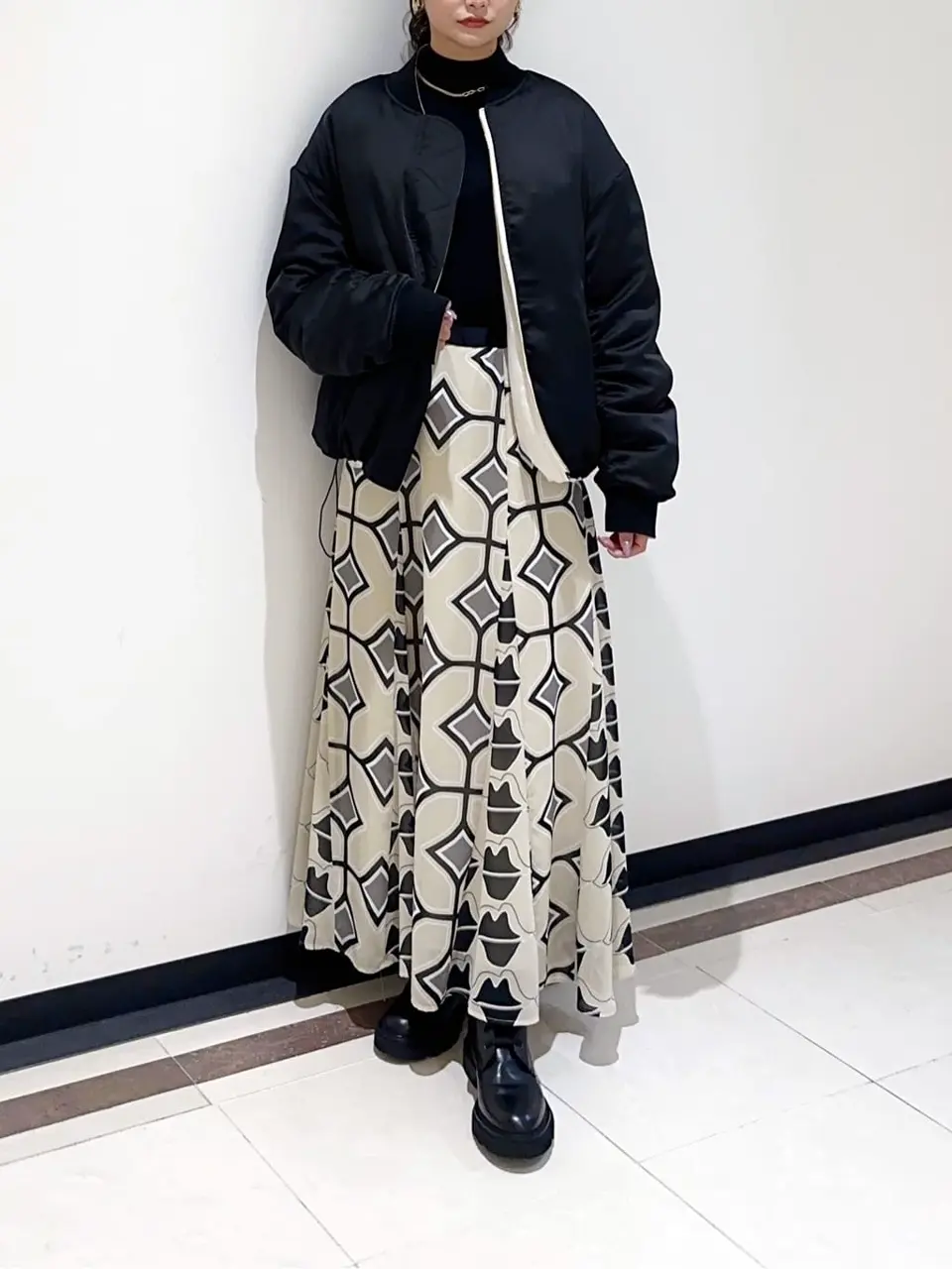 GRACE CONTINENTAL MORITA AI コーディネート画像