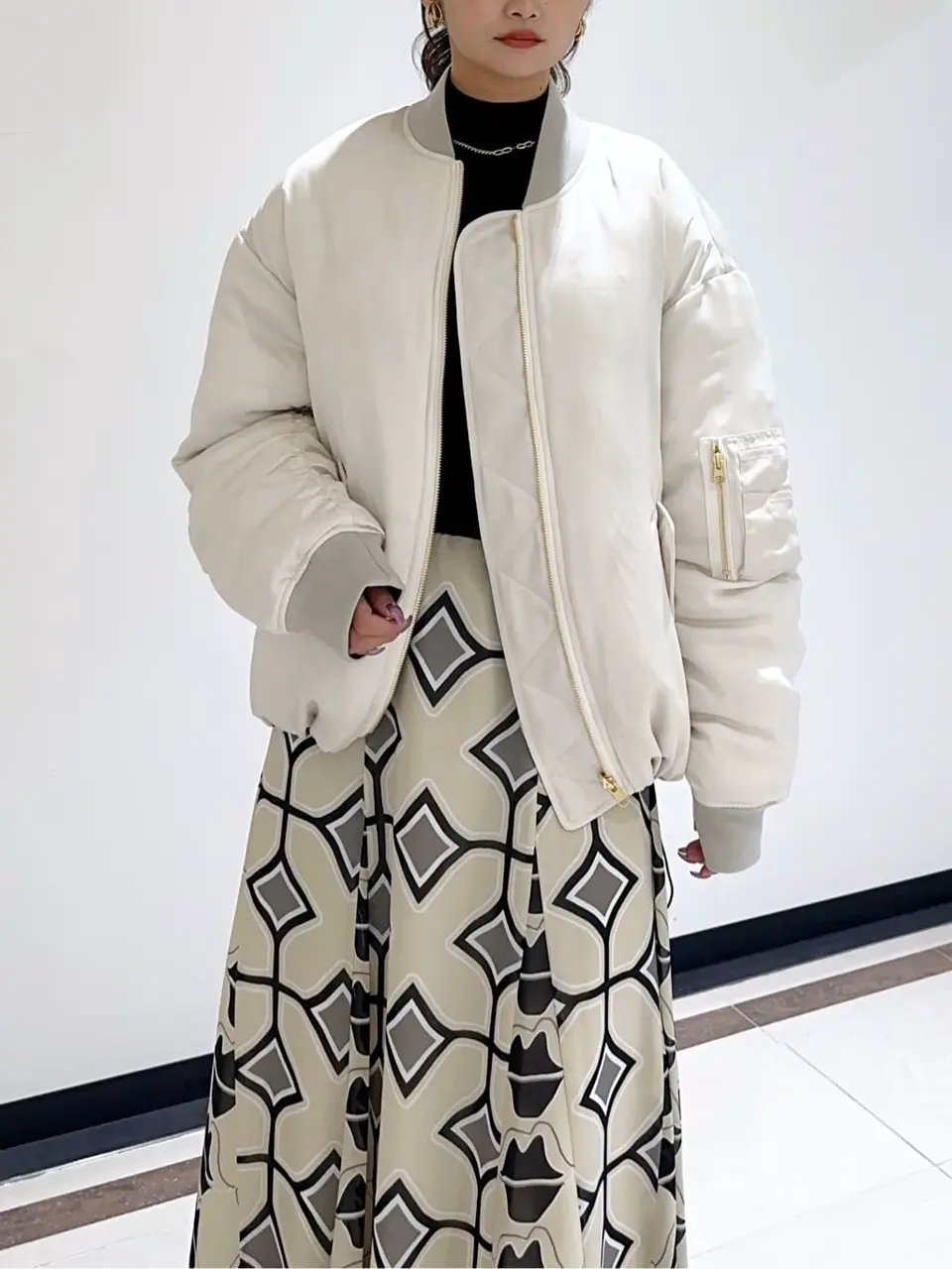 GRACE CONTINENTAL MORITA AI コーディネート画像