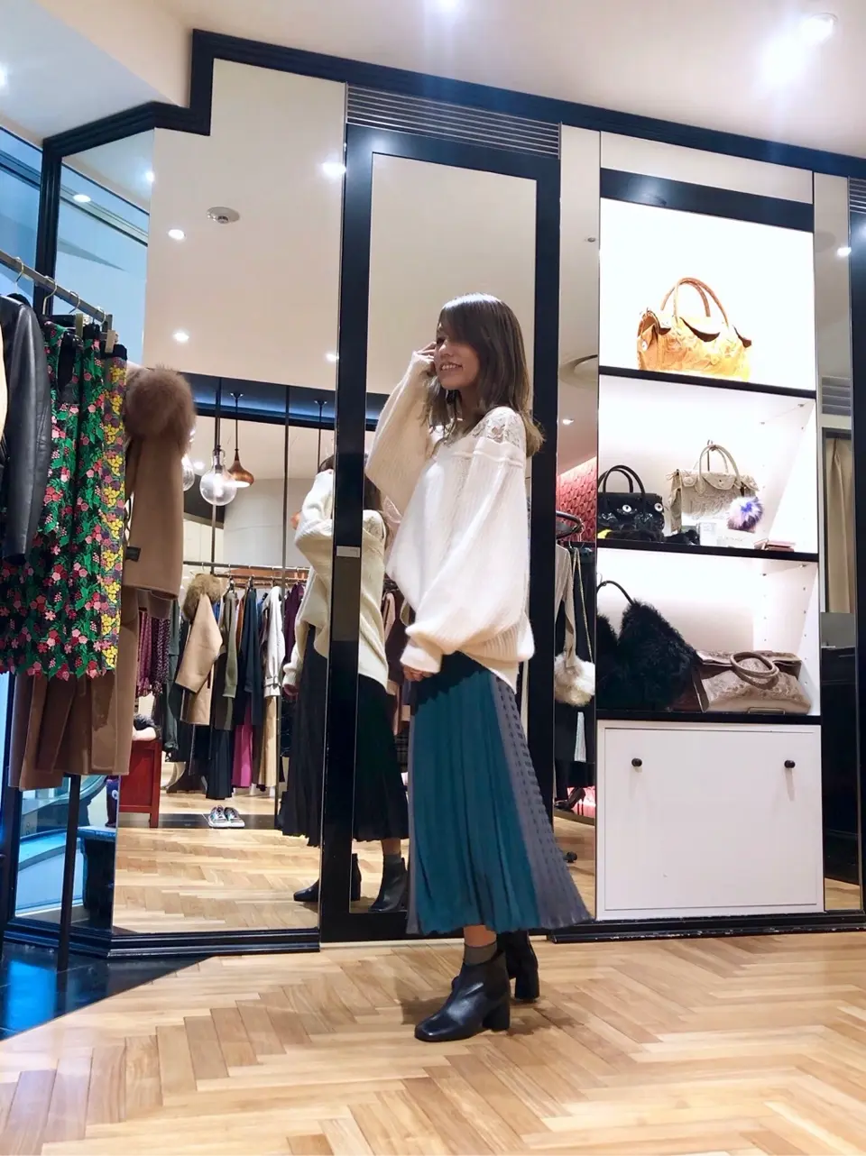 GRACE CONTINENTAL yukimi yonee コーディネート画像