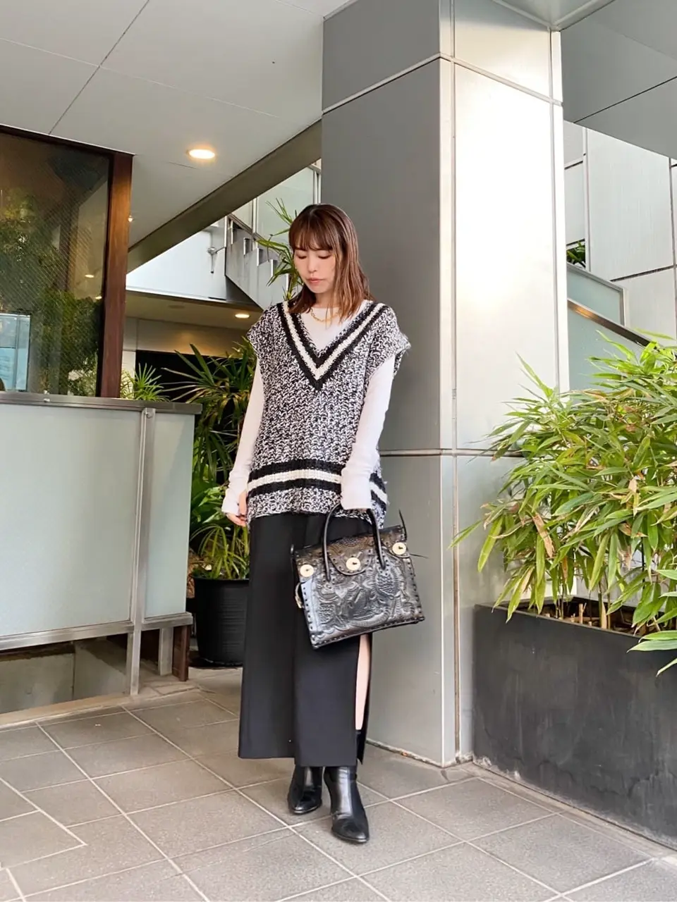  古川温子 コーディネート画像