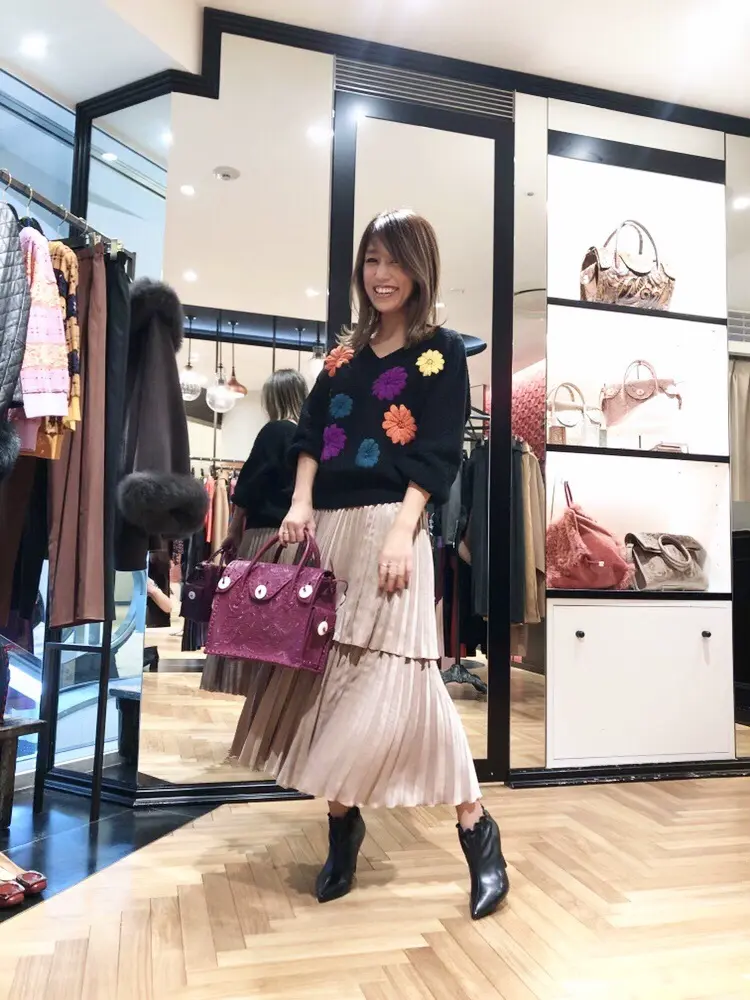 GRACE CONTINENTAL yukimi yonee コーディネート画像