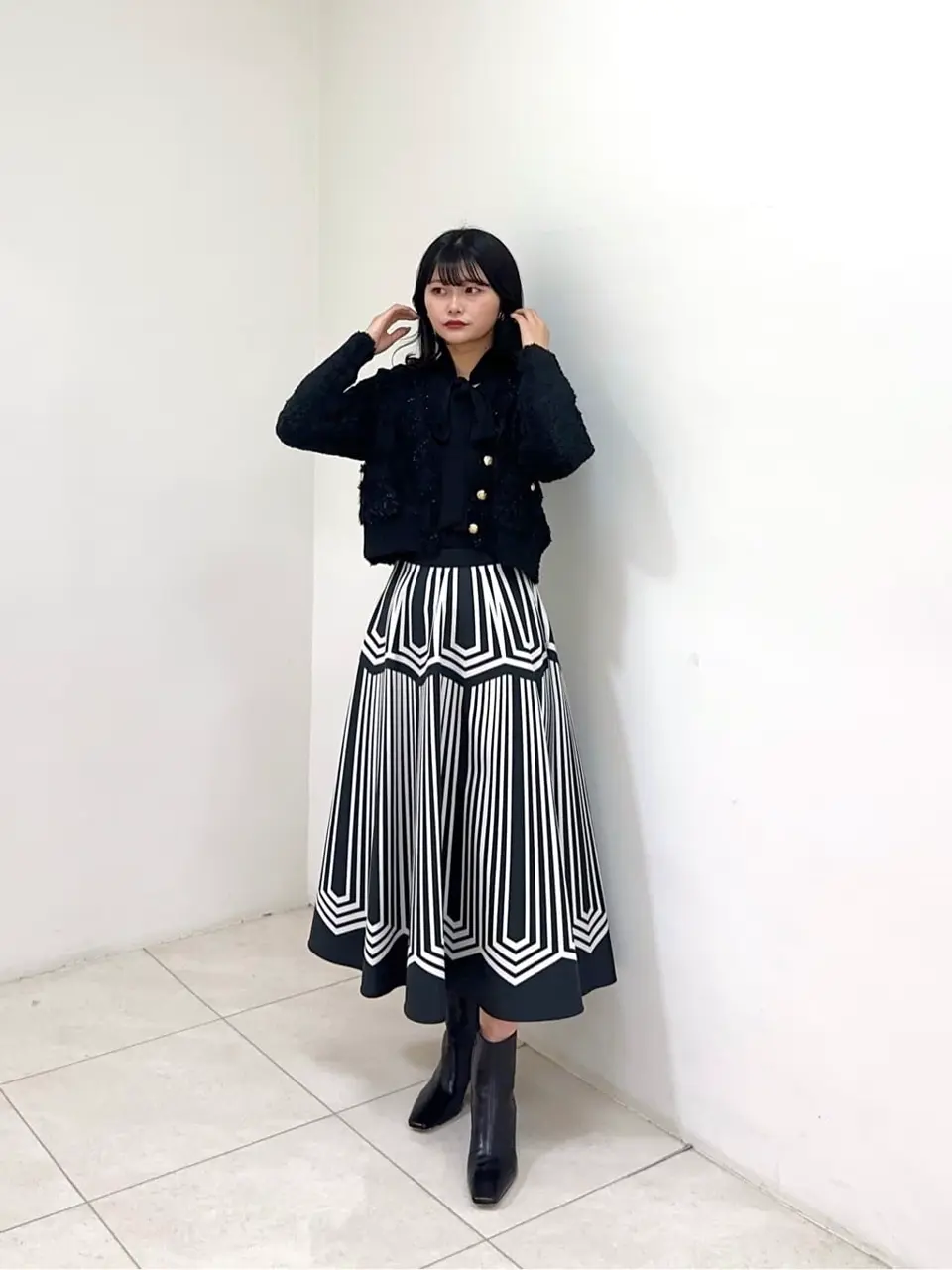 GRACE CONTINENTAL MORITA AI コーディネート画像