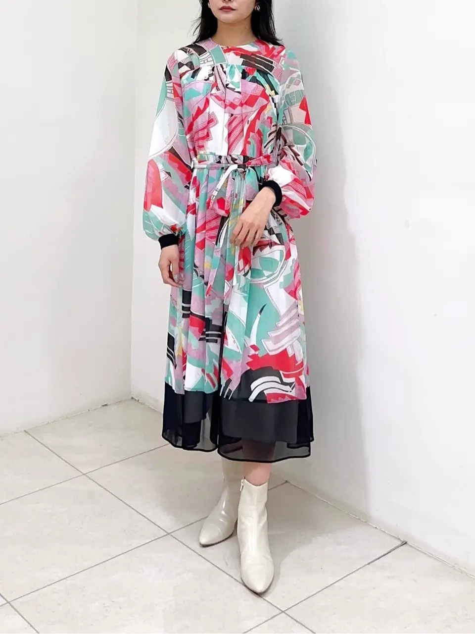 GRACE CONTINENTAL MORITA AI コーディネート画像