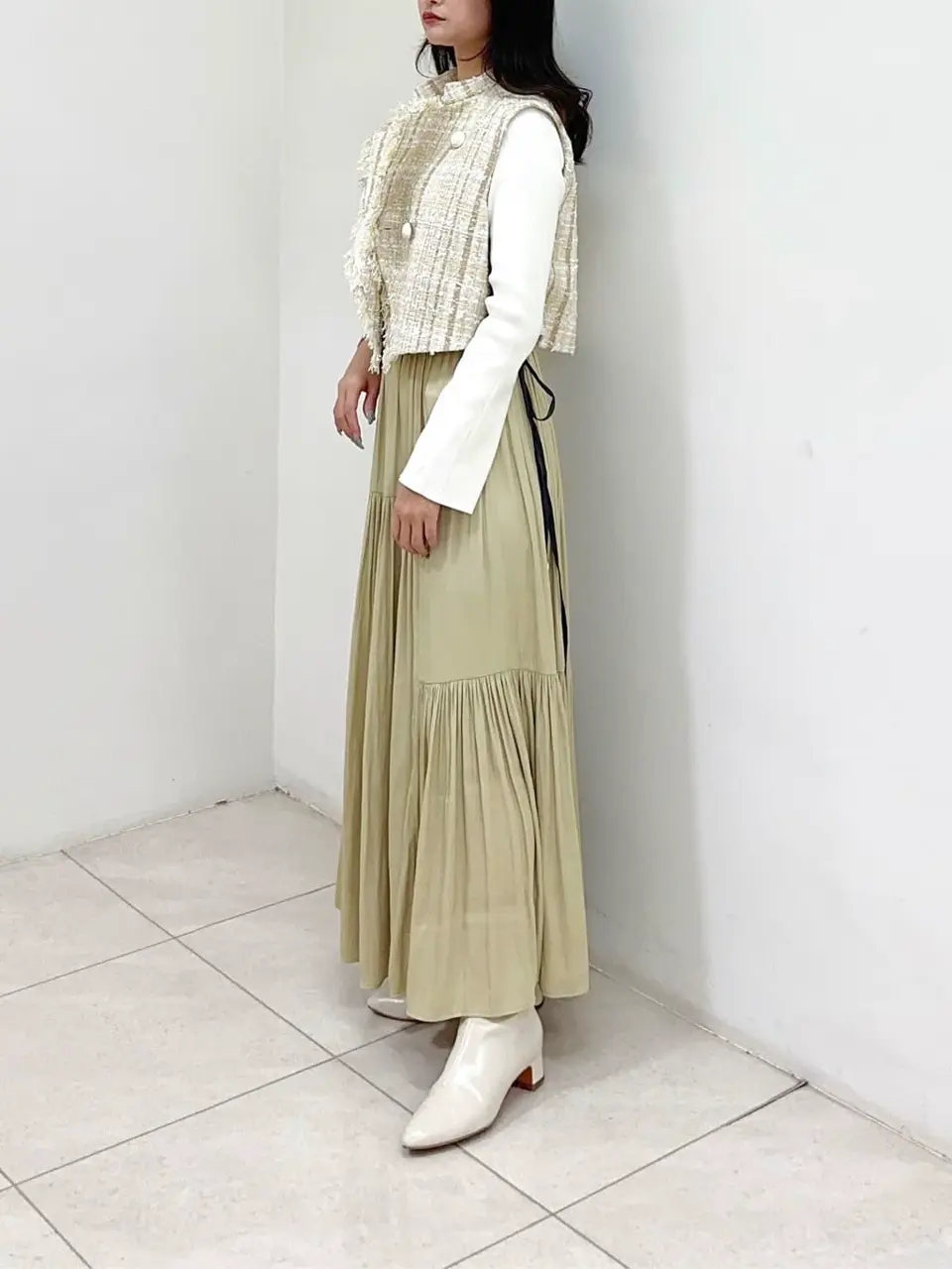 GRACE CONTINENTAL MORITA AI コーディネート画像