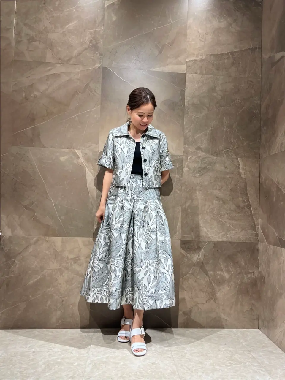 GRACE CONTINENTAL 穐山　香織 コーディネート画像