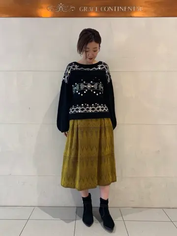 GRACE CONTINENTAL Arichi コーディネート画像