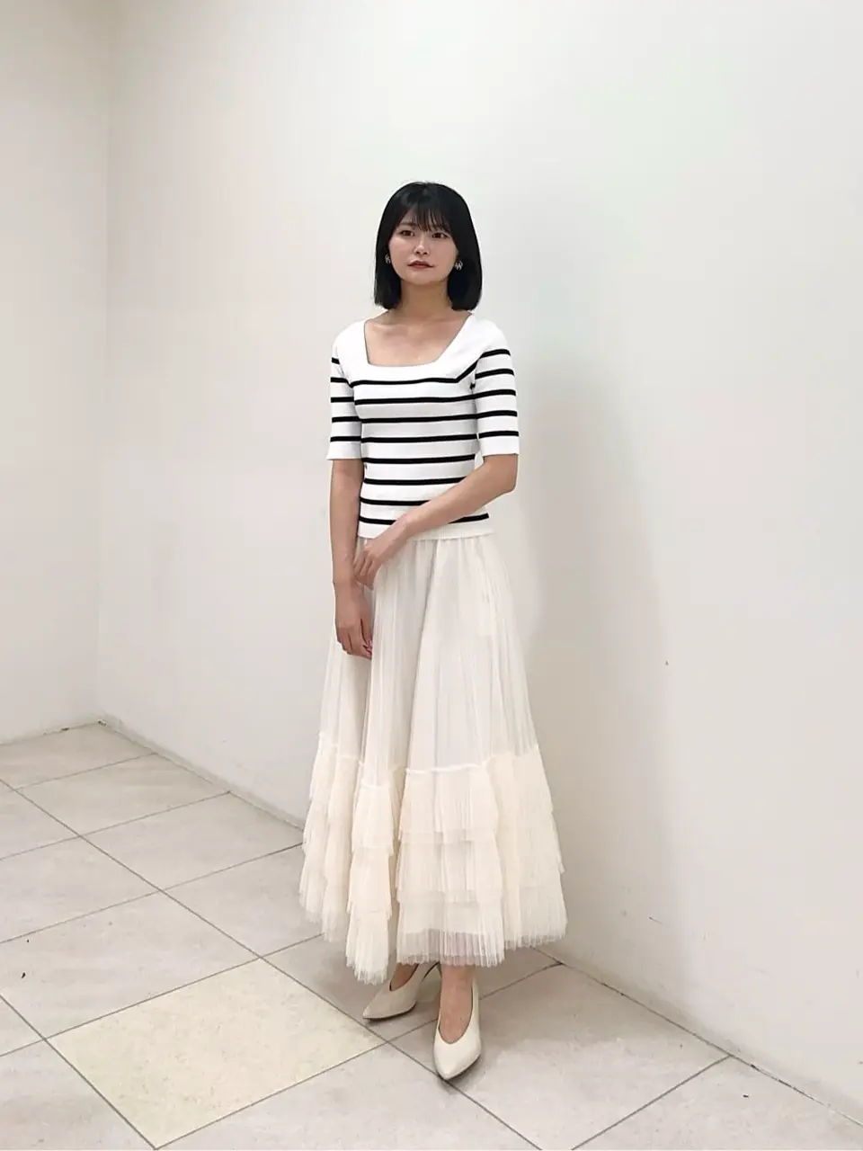 GRACE CONTINENTAL MORITA AI コーディネート画像