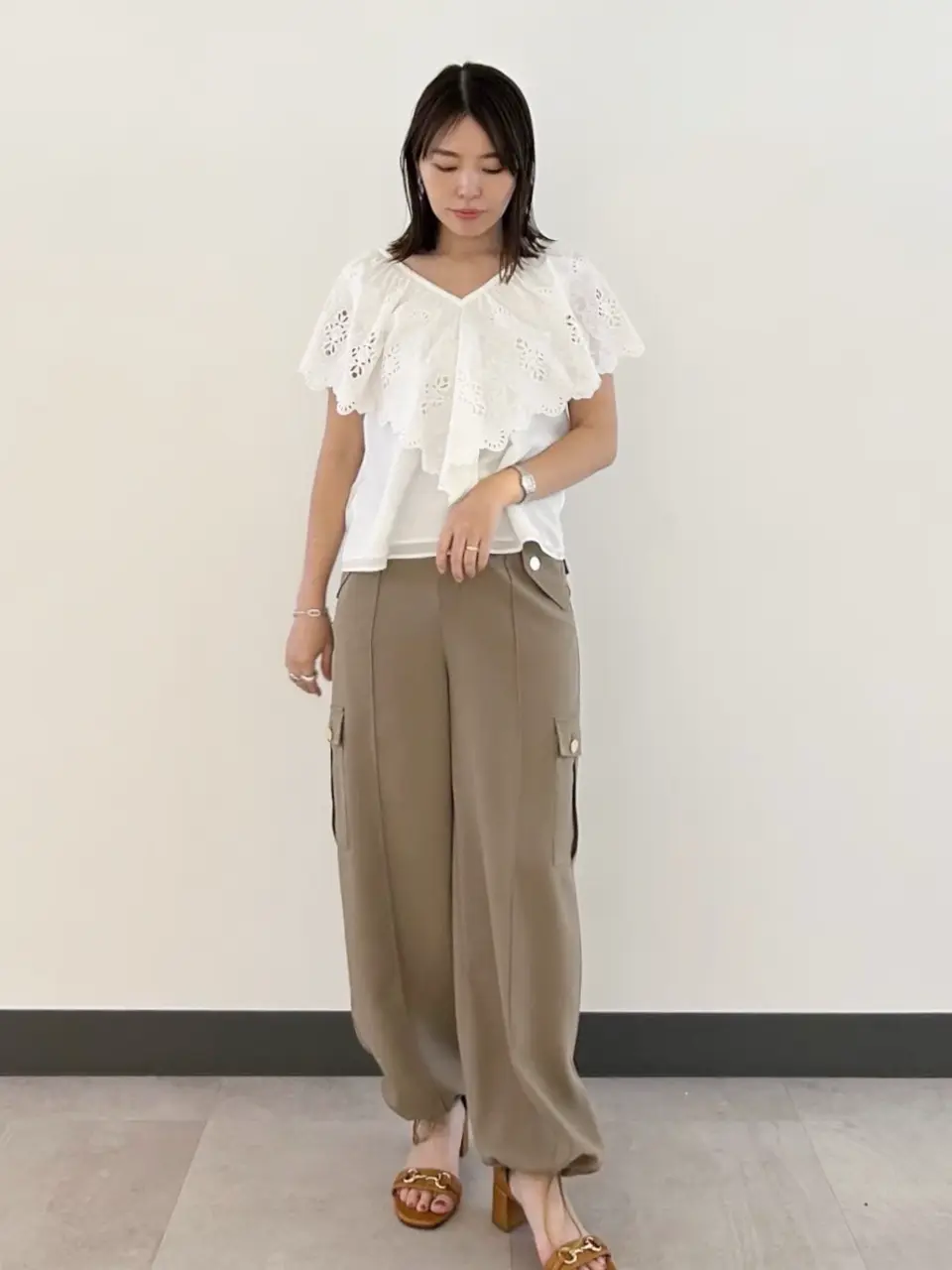  古川温子 コーディネート画像