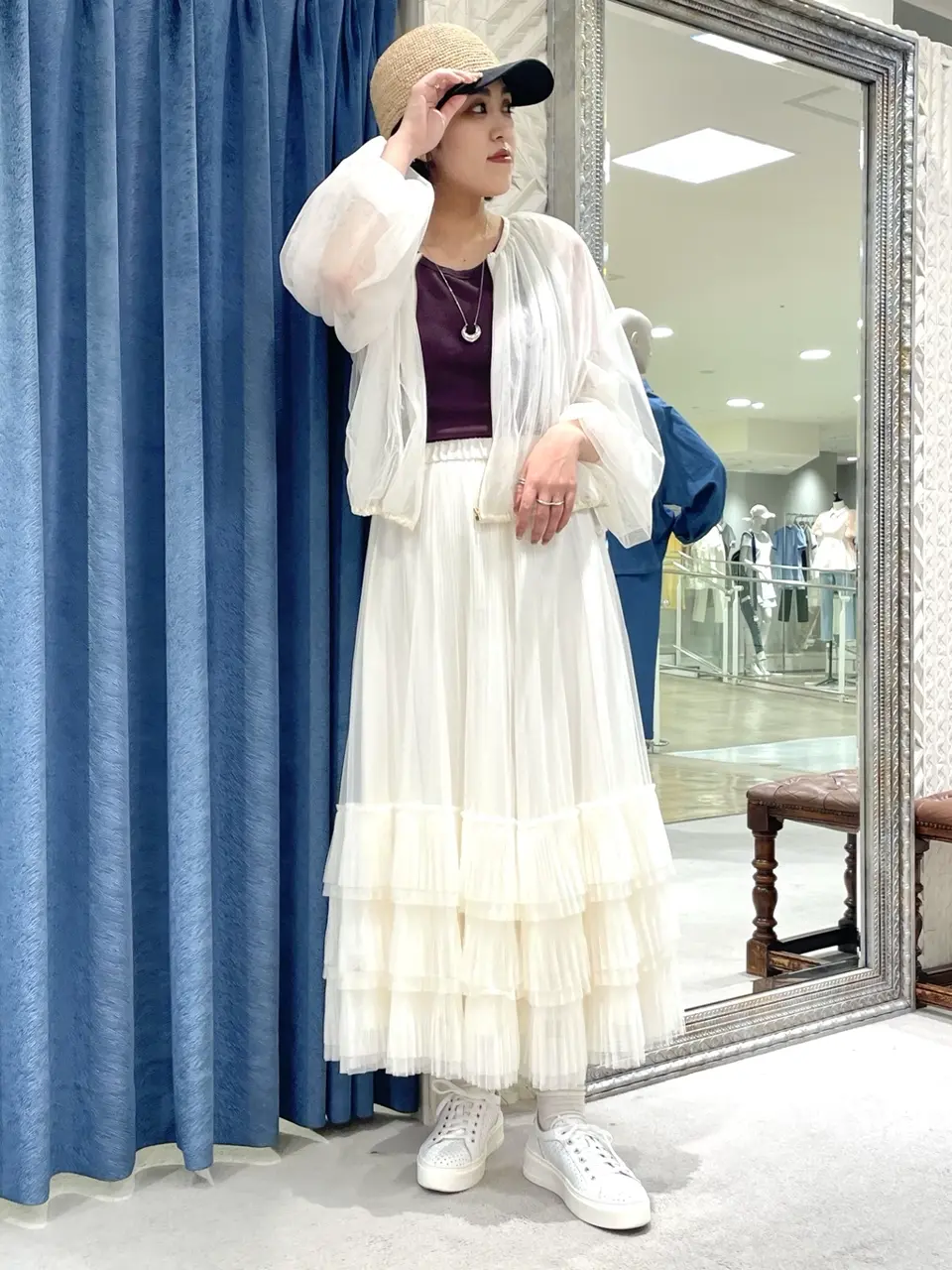 GRACE CONTINENTAL yoshi コーディネート画像