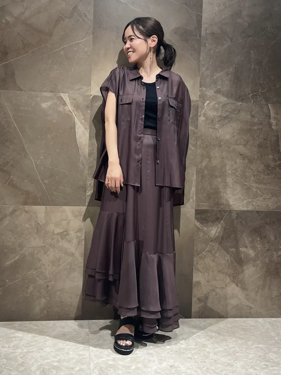 GRACE CONTINENTAL 穐山　香織 コーディネート画像