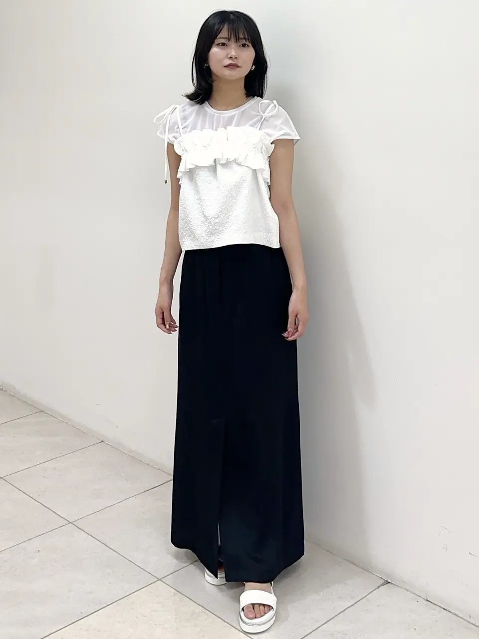 GRACE CONTINENTAL MORITA AI コーディネート画像