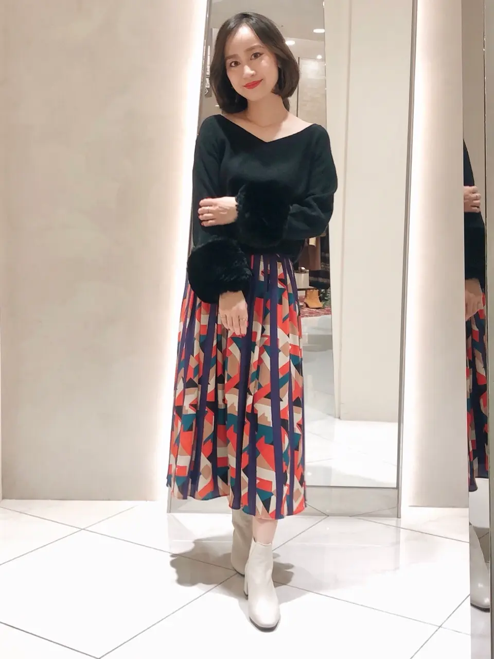 GRACE CONTINENTAL okunaka_desu コーディネート画像