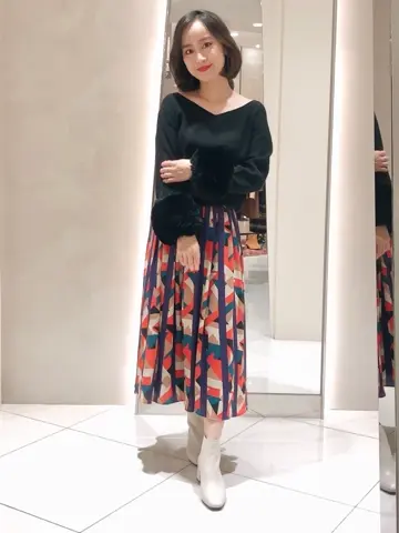 GRACE CONTINENTAL okunaka_desu コーディネート画像