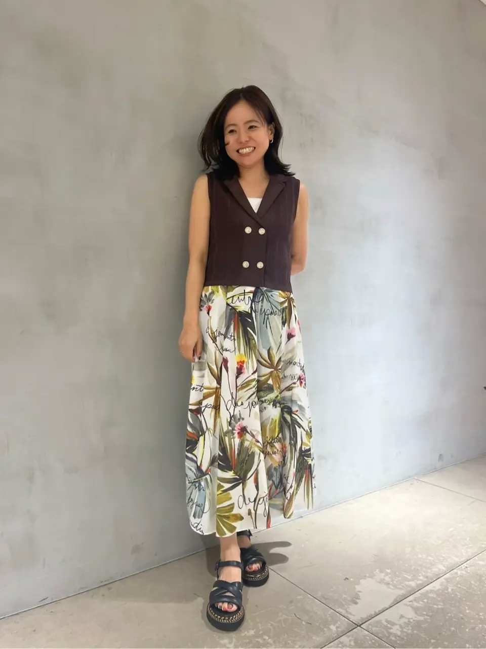 GRACE CONTINENTAL 穐山　香織 コーディネート画像