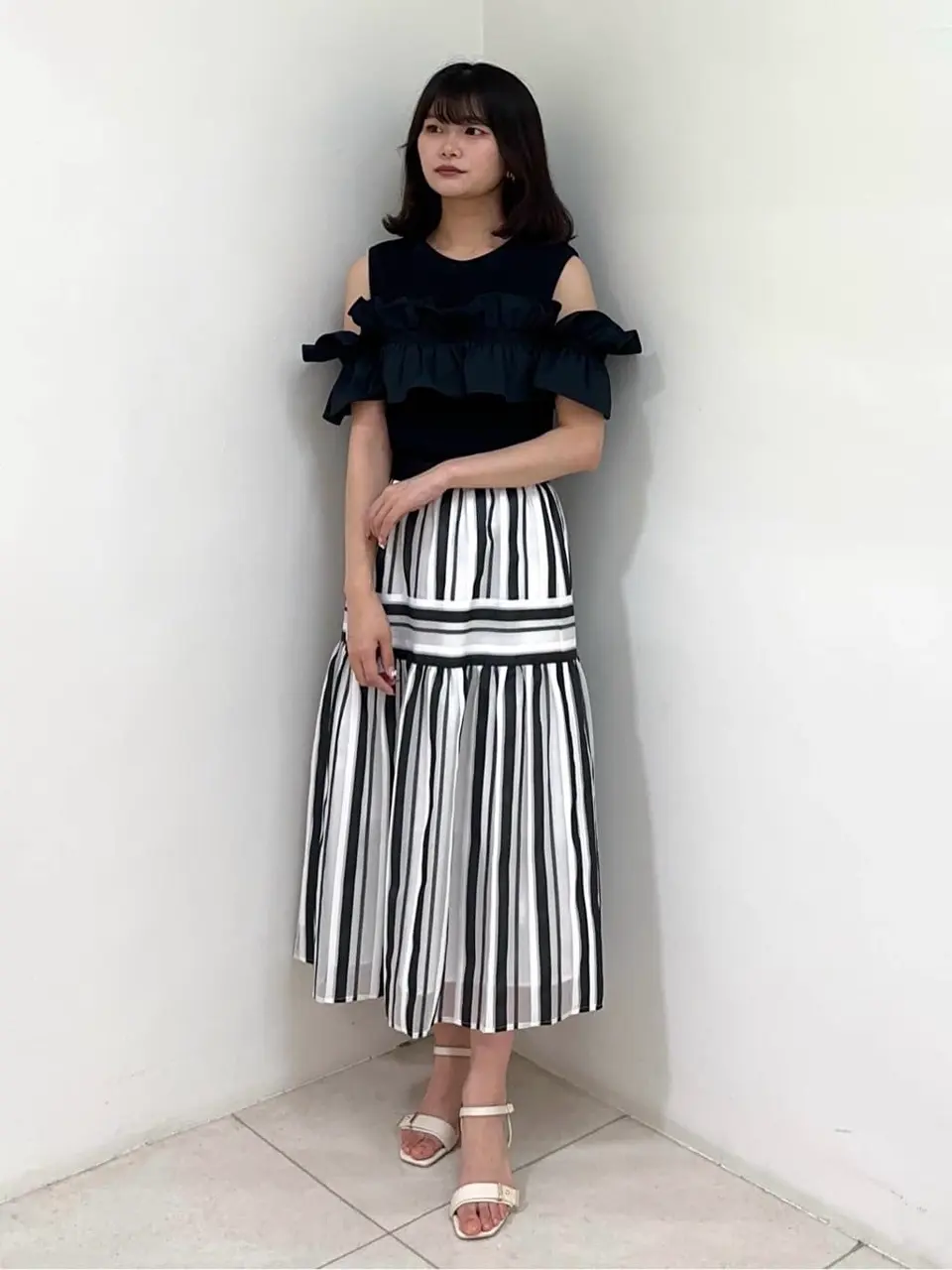 GRACE CONTINENTAL MORITA AI コーディネート画像