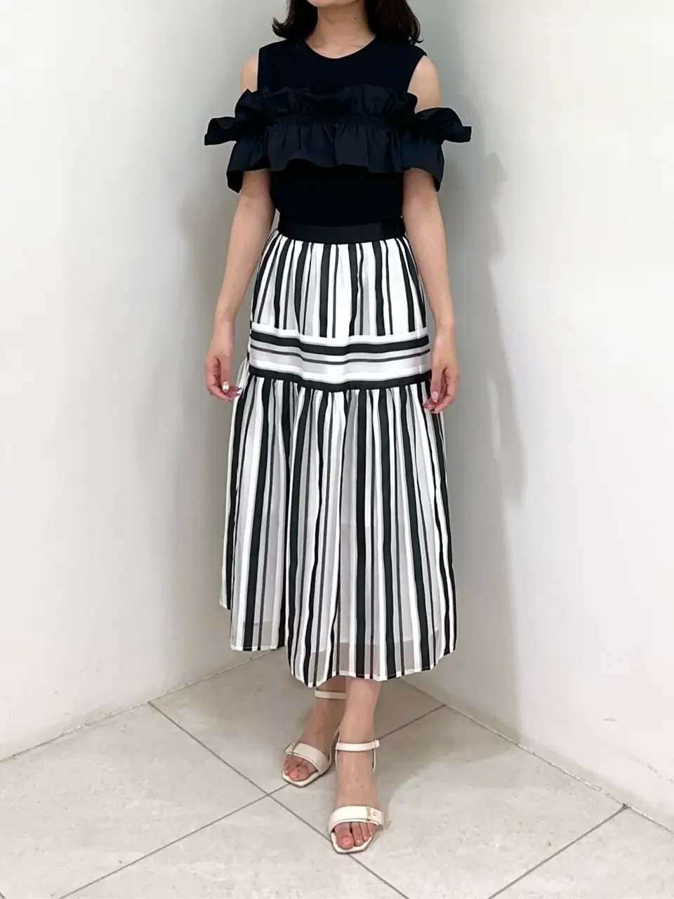 GRACE CONTINENTAL MORITA AI コーディネート画像