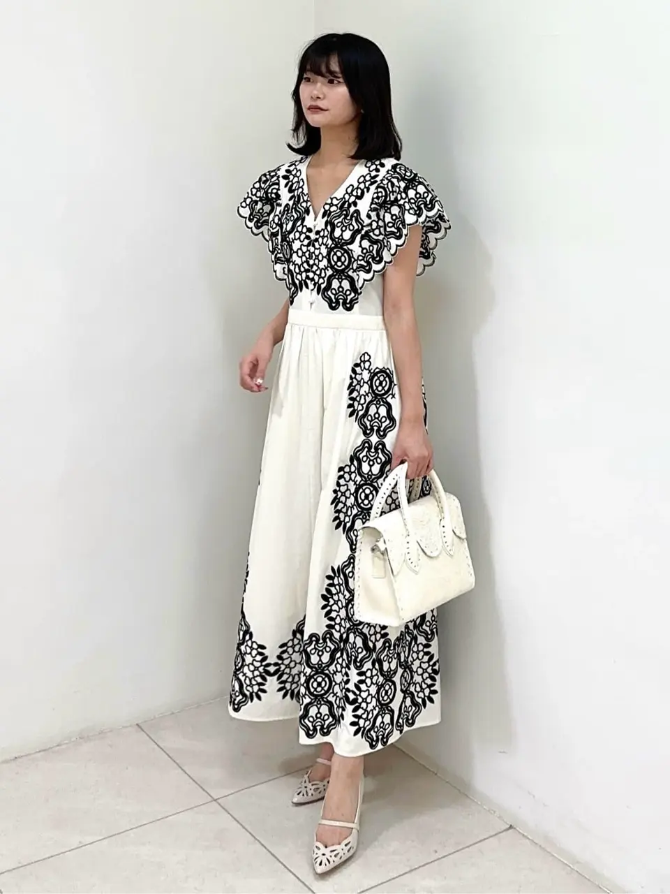 GRACE CONTINENTAL MORITA AI コーディネート画像