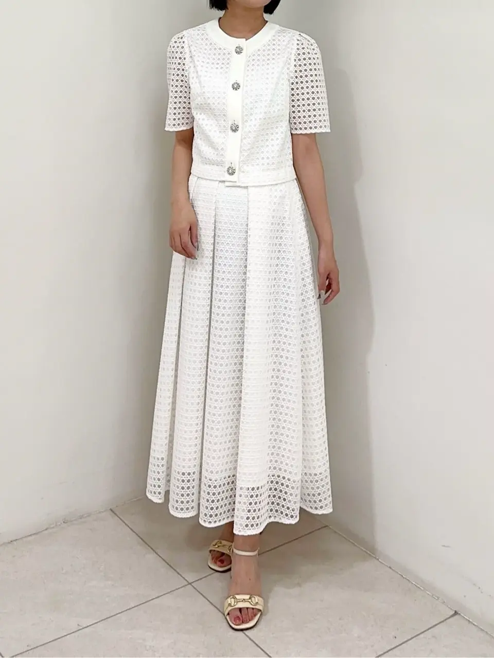 GRACE CONTINENTAL MORITA AI コーディネート画像