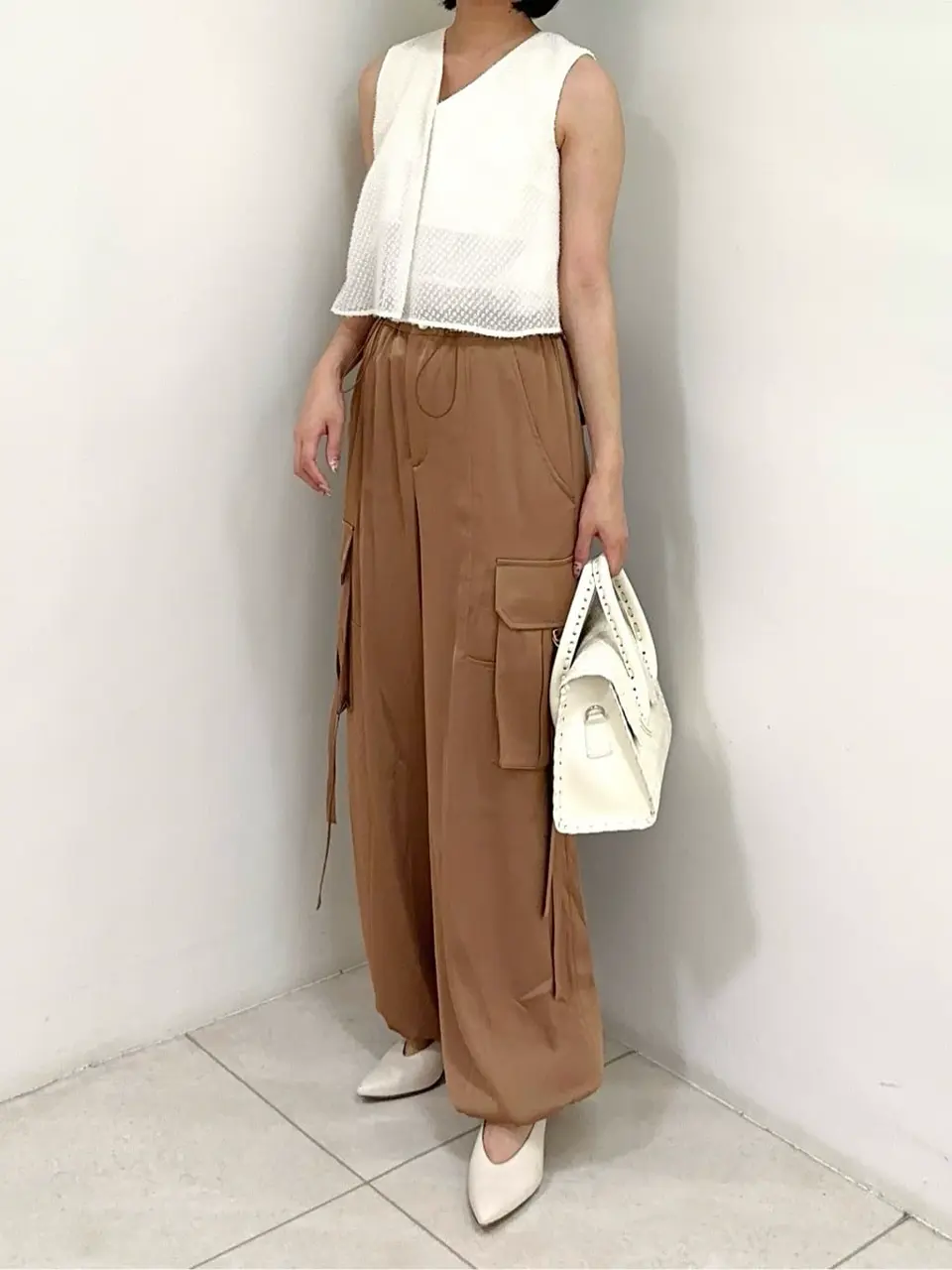 GRACE CONTINENTAL MORITA AI コーディネート画像