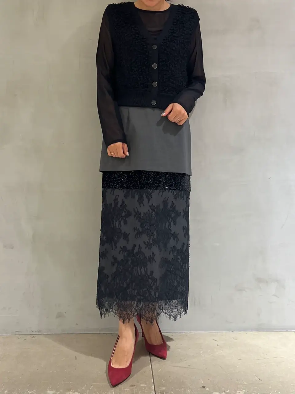 GRACE CONTINENTAL 穐山　香織 コーディネート画像