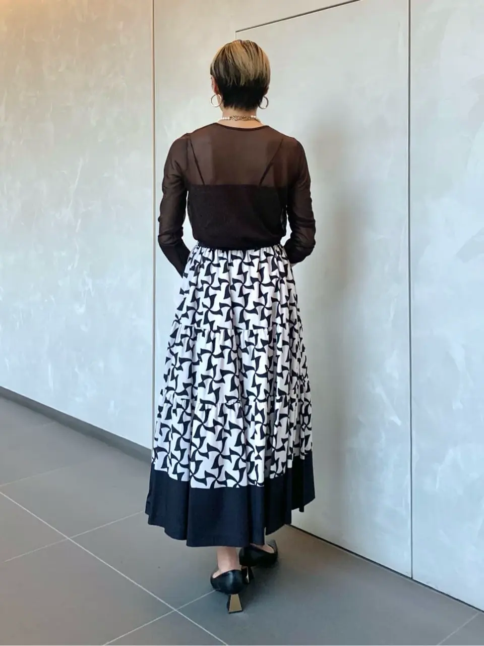 GRACE CONTINENTAL haruka iwasaki コーディネート画像