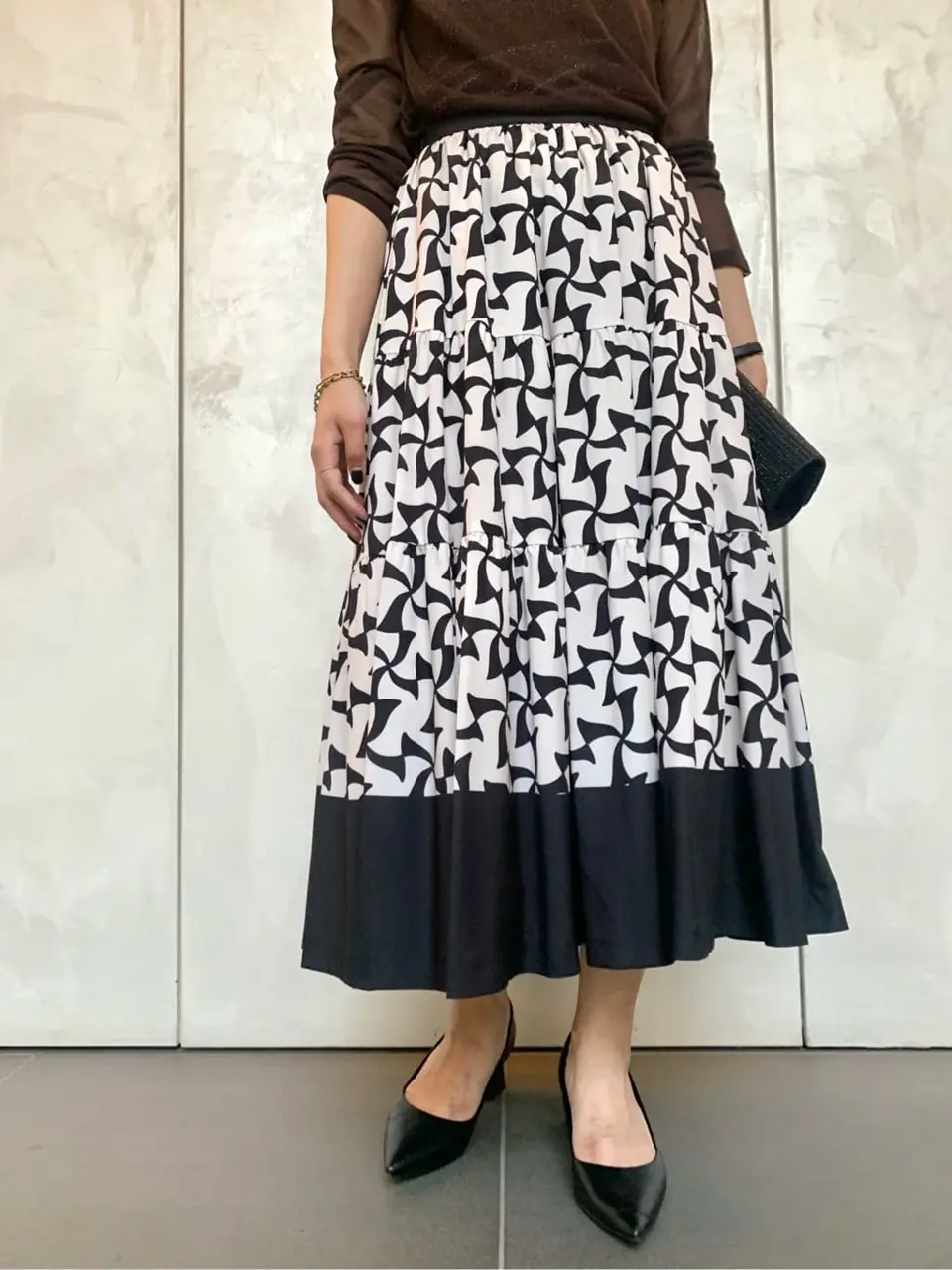 GRACE CONTINENTAL haruka iwasaki コーディネート画像