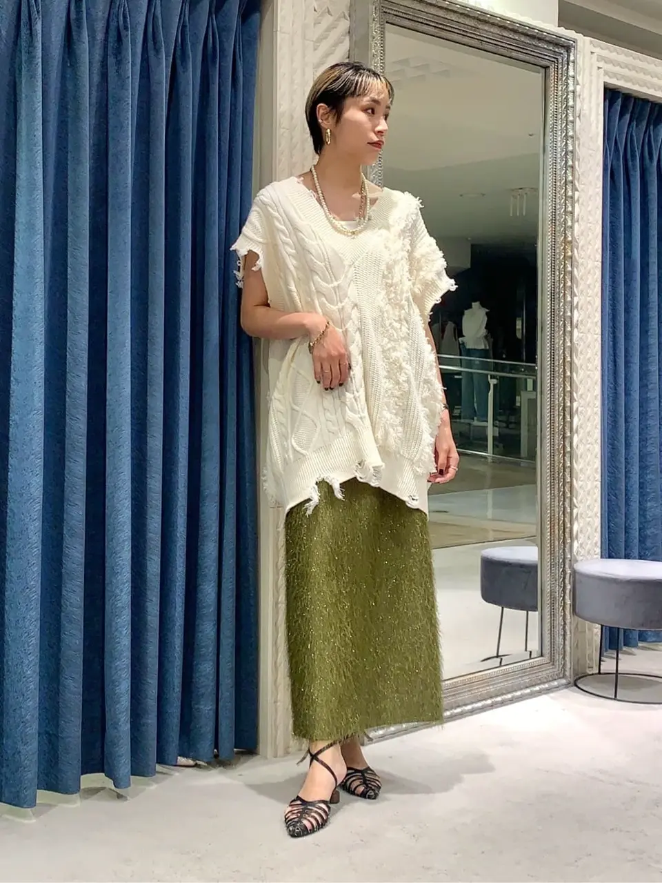 GRACE CONTINENTAL haruka iwasaki コーディネート画像