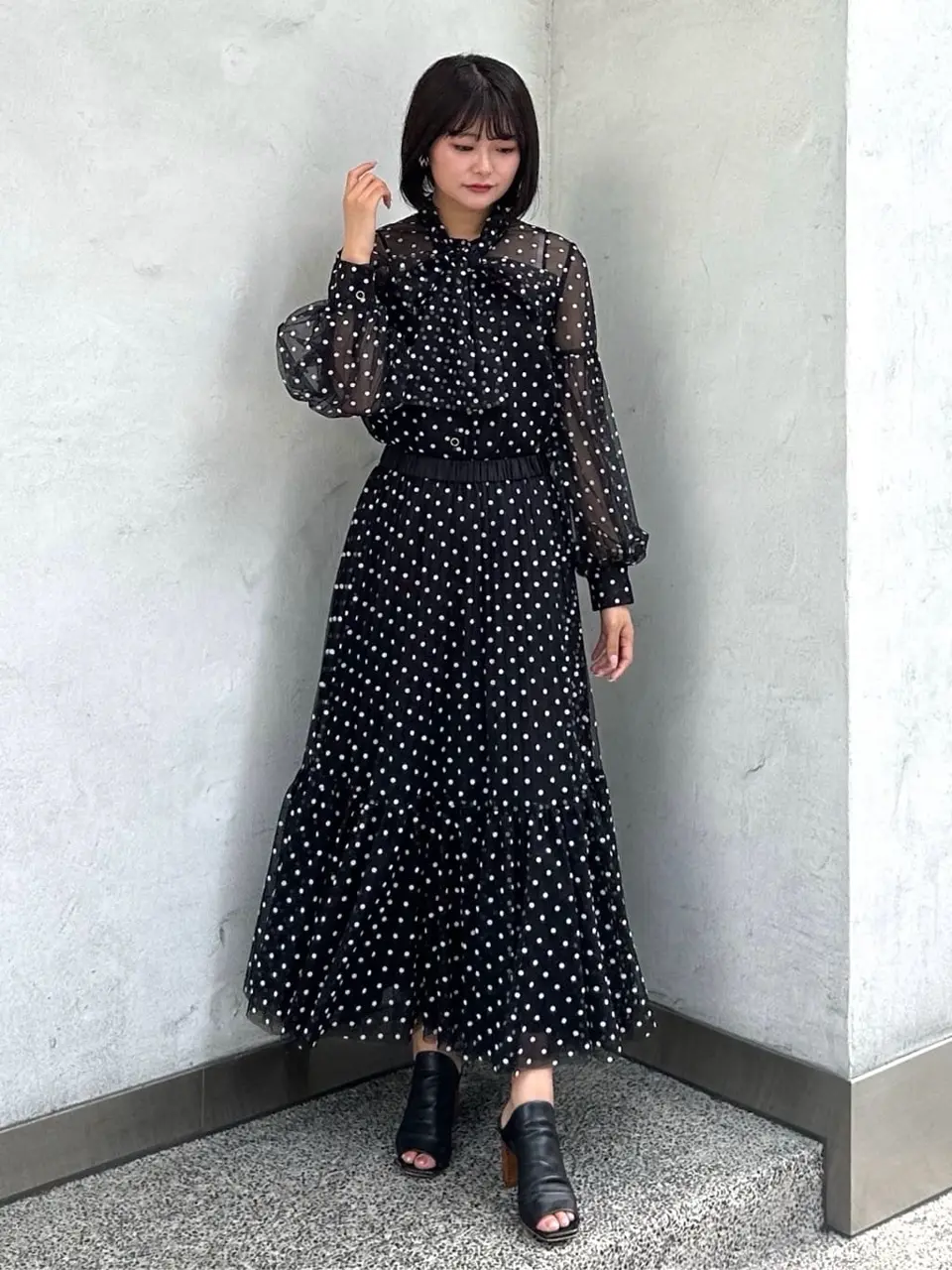 GRACE CONTINENTAL MORITA AI コーディネート画像