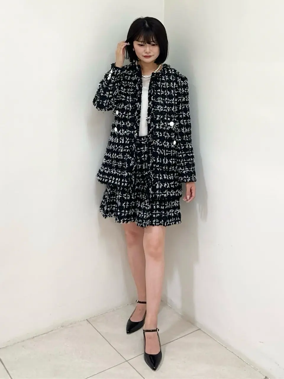 GRACE CONTINENTAL MORITA AI コーディネート画像