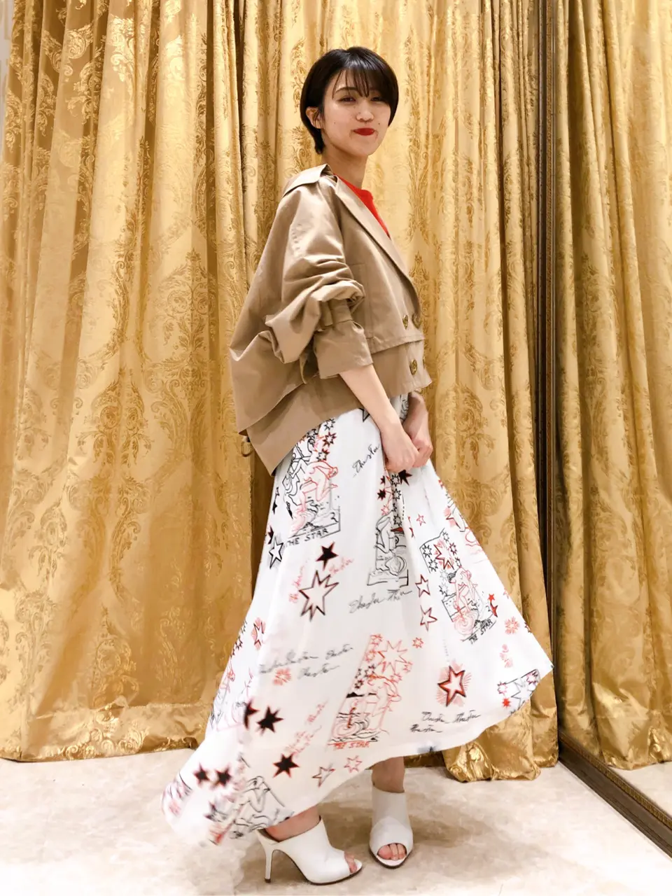 GRACE CONTINENTAL A.FUKUDA コーディネート画像