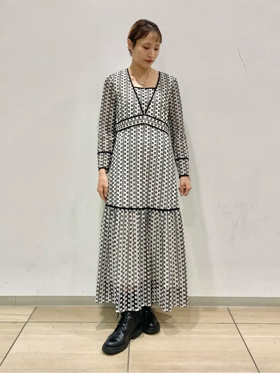 GRACE CONTINENTAL haruka iwasaki コーディネート画像